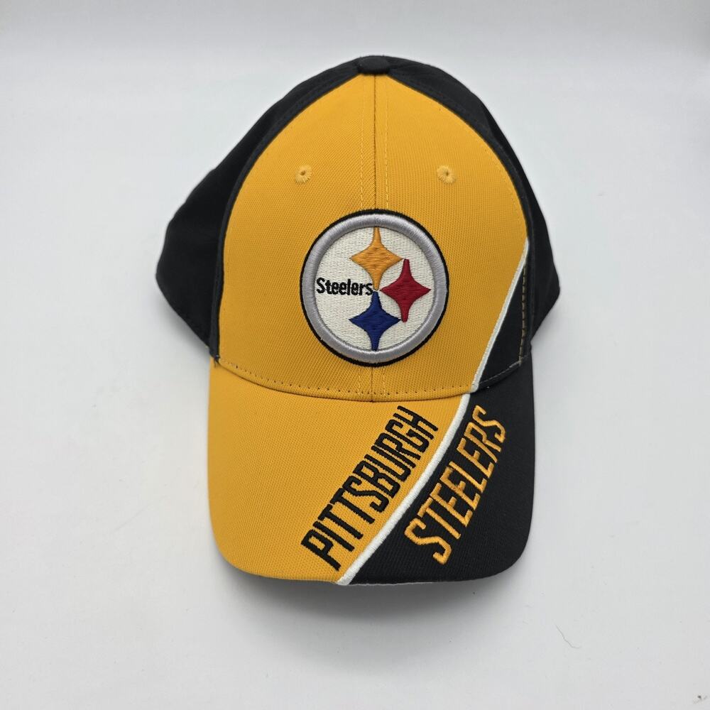 Pittsburgh Steelers ’47 Brand NFL Adjustable Hat Black Gold Embroidered OSFA
